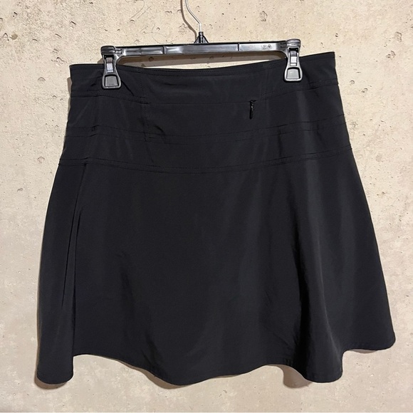 Athleta Black A Line School Day Skort Skirt Women’s Size 10 - Picture 3 of 10